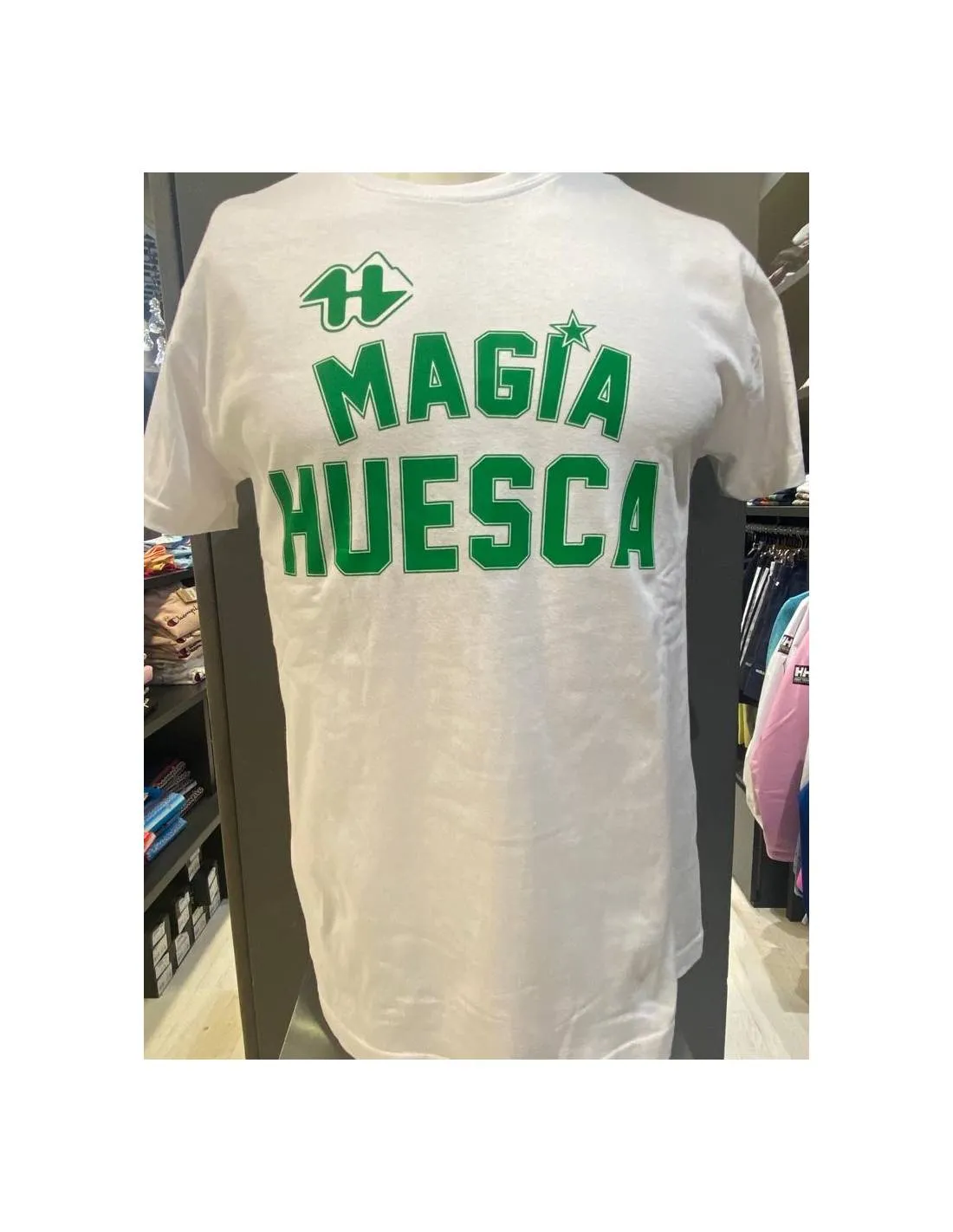 Camiseta manga corta CB Peñas Huesca Magia Blanca