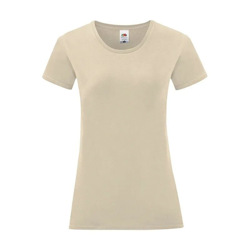 Camiseta Manga Corta Mujer Iconic de Fruit of the Loom