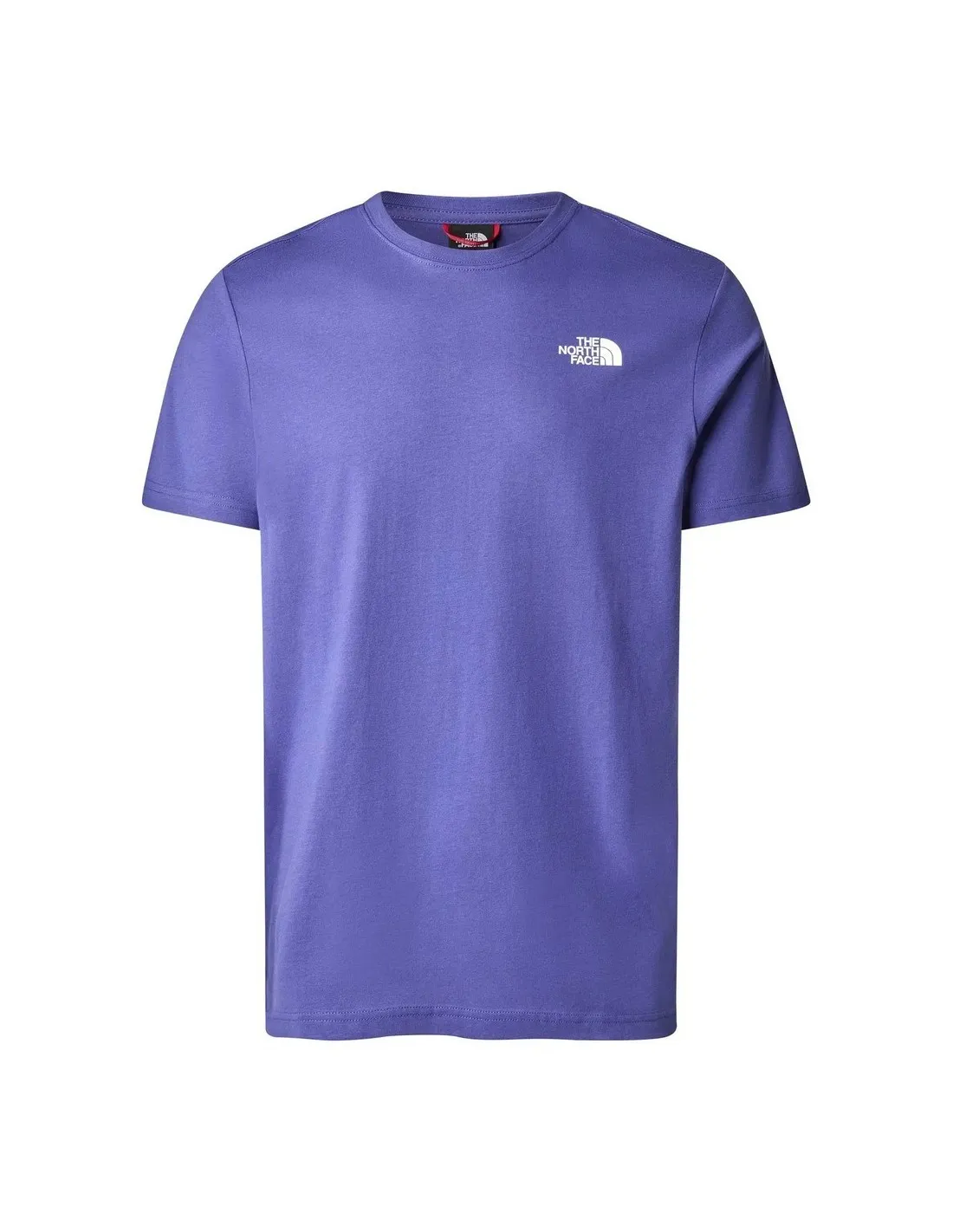 CAMISETA THE NORTH FACE LILA LOGO PEQUEñO  ECOOL