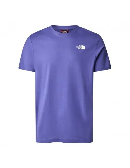 CAMISETA THE NORTH FACE LILA LOGO PEQUEñO  ECOOL