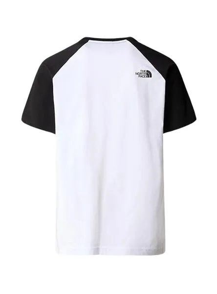 Camiseta The North Face Raglan Easy Blanco Hombre