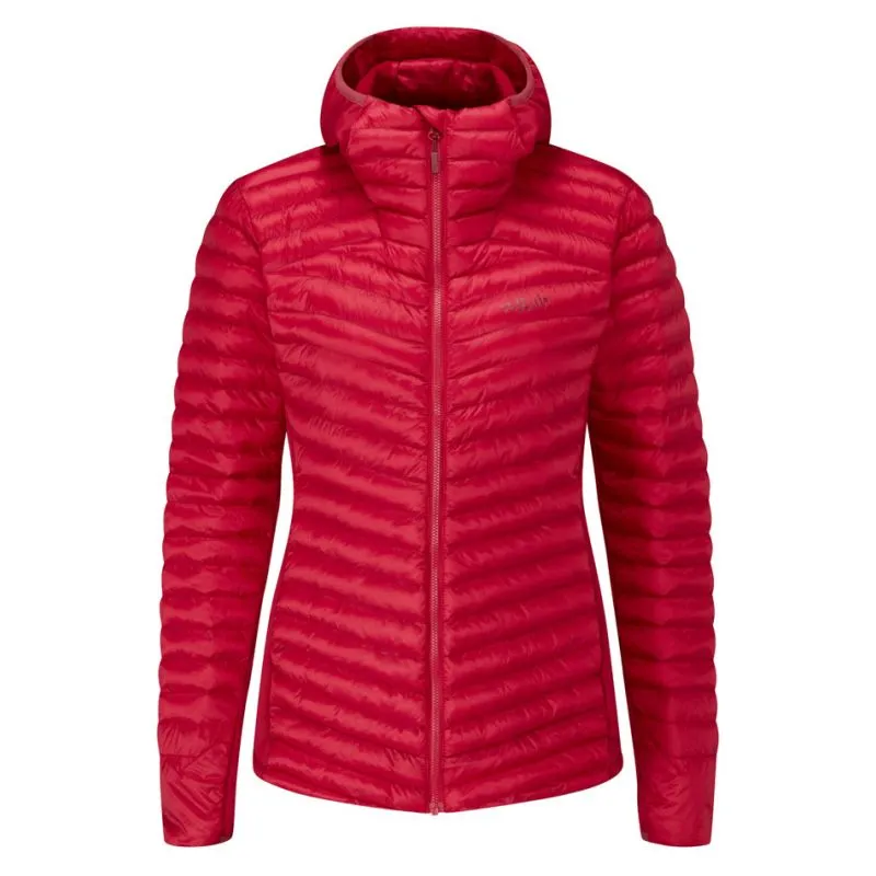 Camiseta térmica con capucha Rab Cirrus Flex 2.0 (Ruby) para mujer