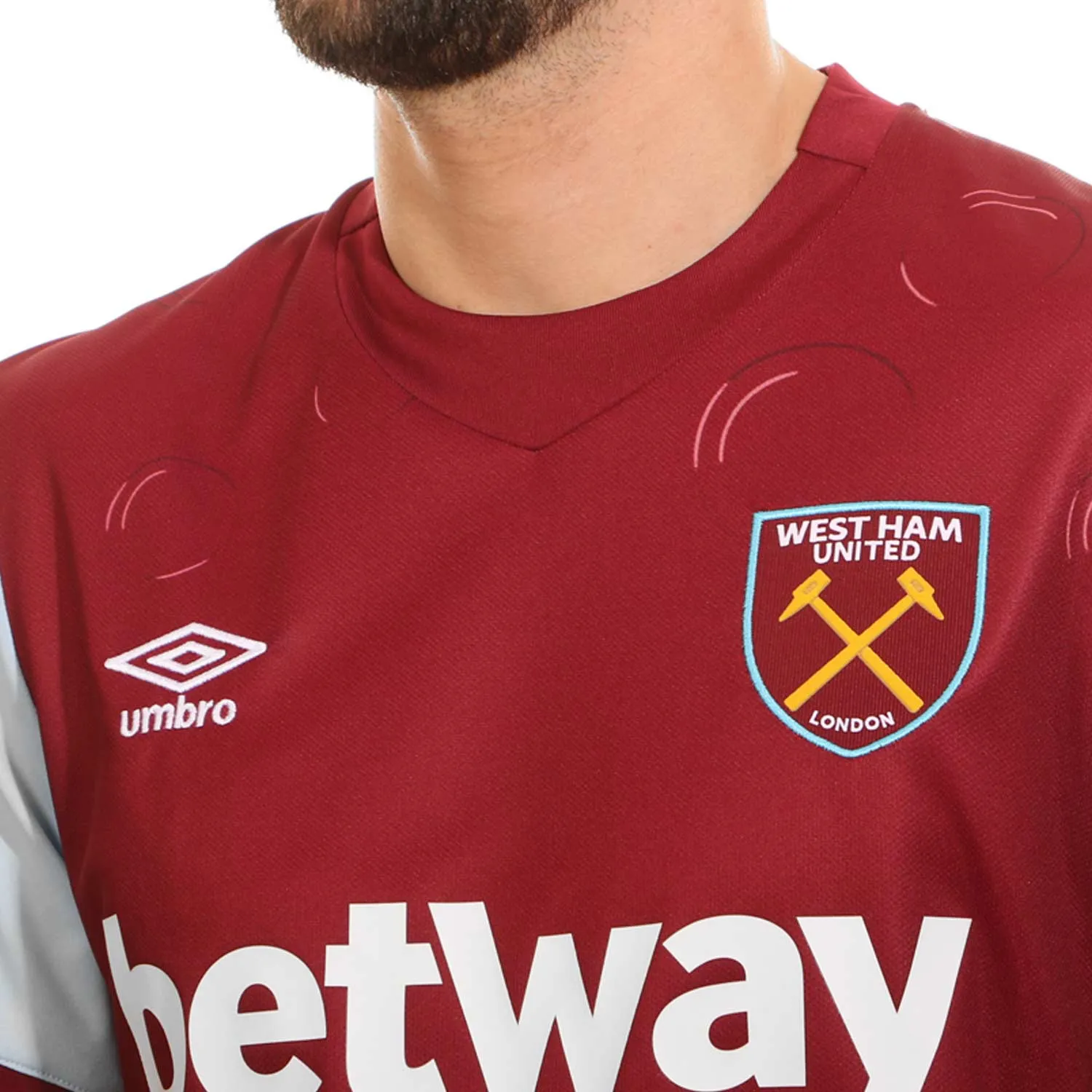 Camiseta Umbro West Ham 2023 2024