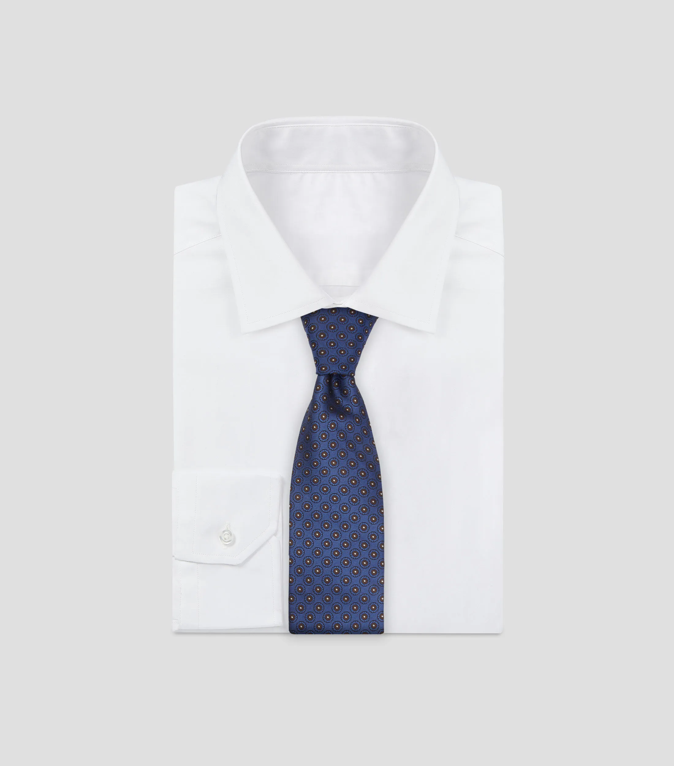 Canali Corbata ancha en seda con estampado