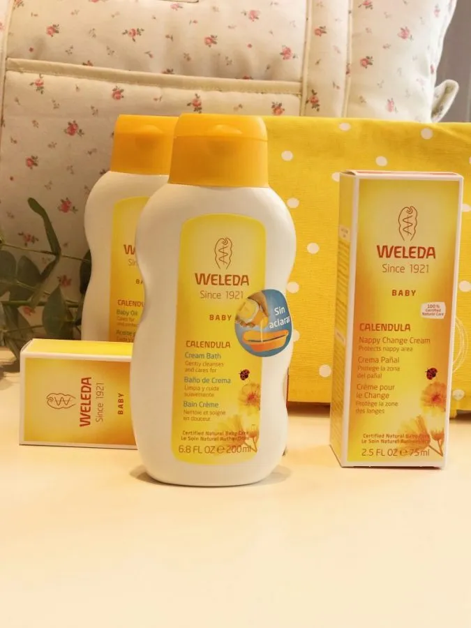 Canastilla bebé Weleda. Regalo bebes Bienvenida