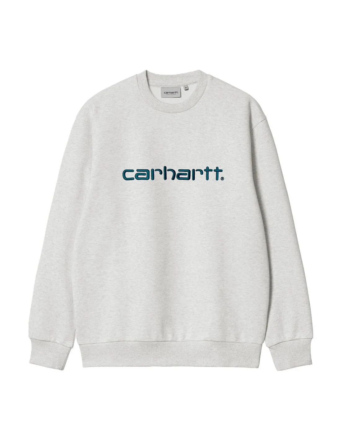 CARHARTT WIP CARHARTT SWEAT ASH HEATHER/DUCK BLUE
