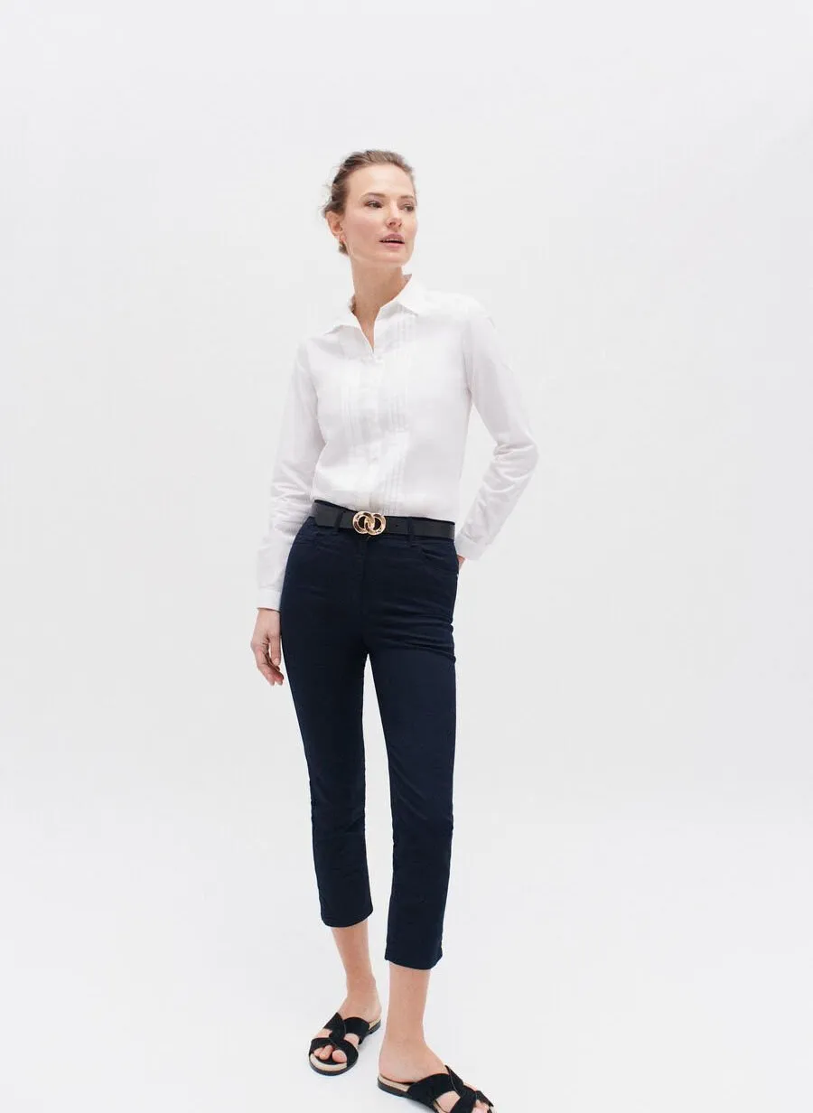 CAROLL MASONB  PANTALóN CAPRI DE MEZCLA DE ALGODóN EN AZUL