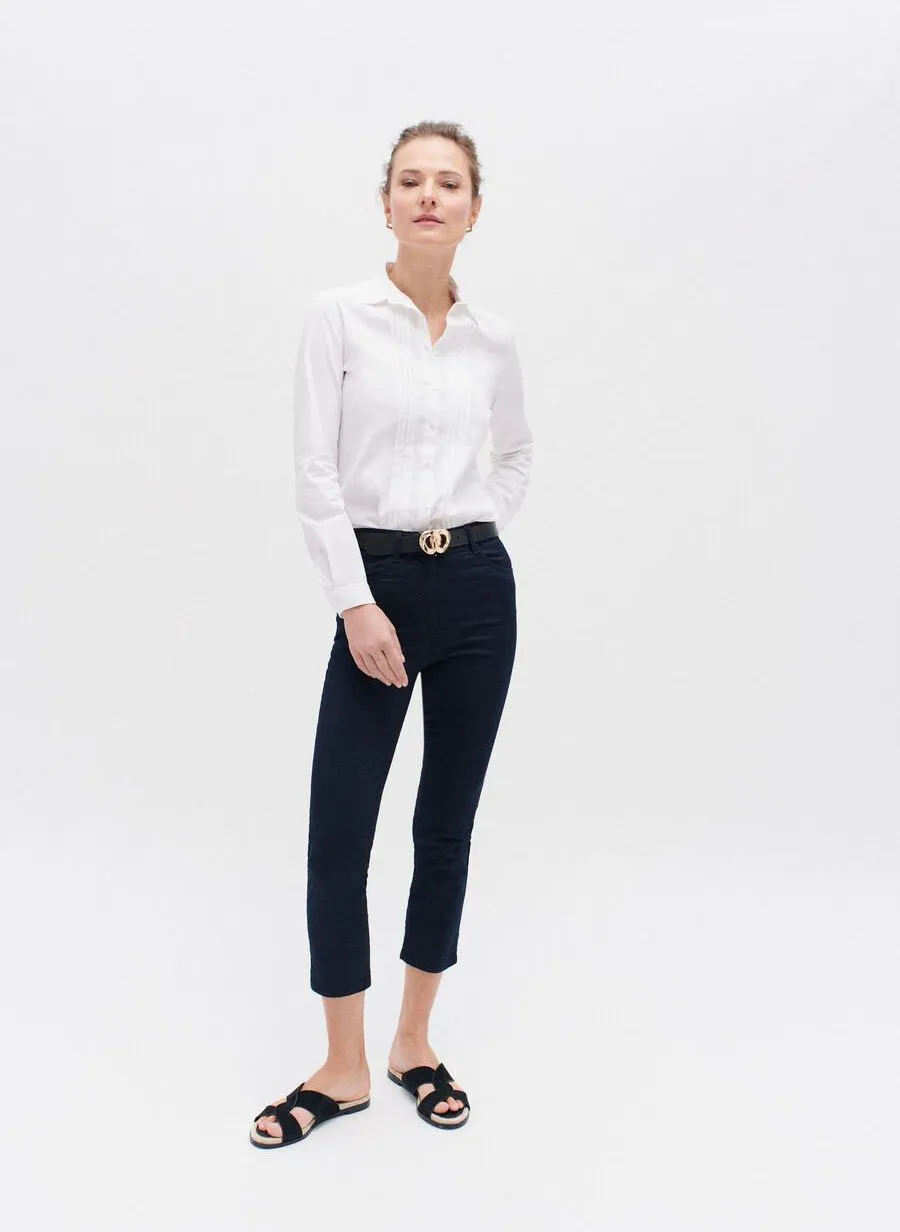 CAROLL MASONB  PANTALóN CAPRI DE MEZCLA DE ALGODóN EN AZUL