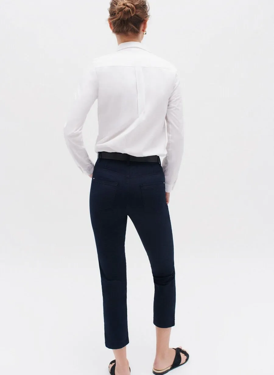 CAROLL MASONB  PANTALóN CAPRI DE MEZCLA DE ALGODóN EN AZUL