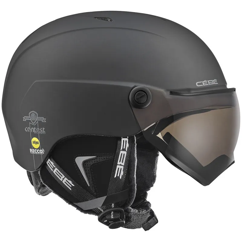 Casco con visera Cébé Contest Vision Mips (Negro mate)