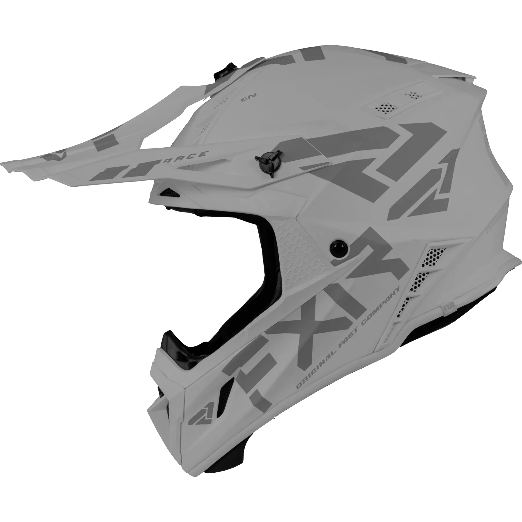 Casco de Cross FXR Helium Prime Fidlock Acero