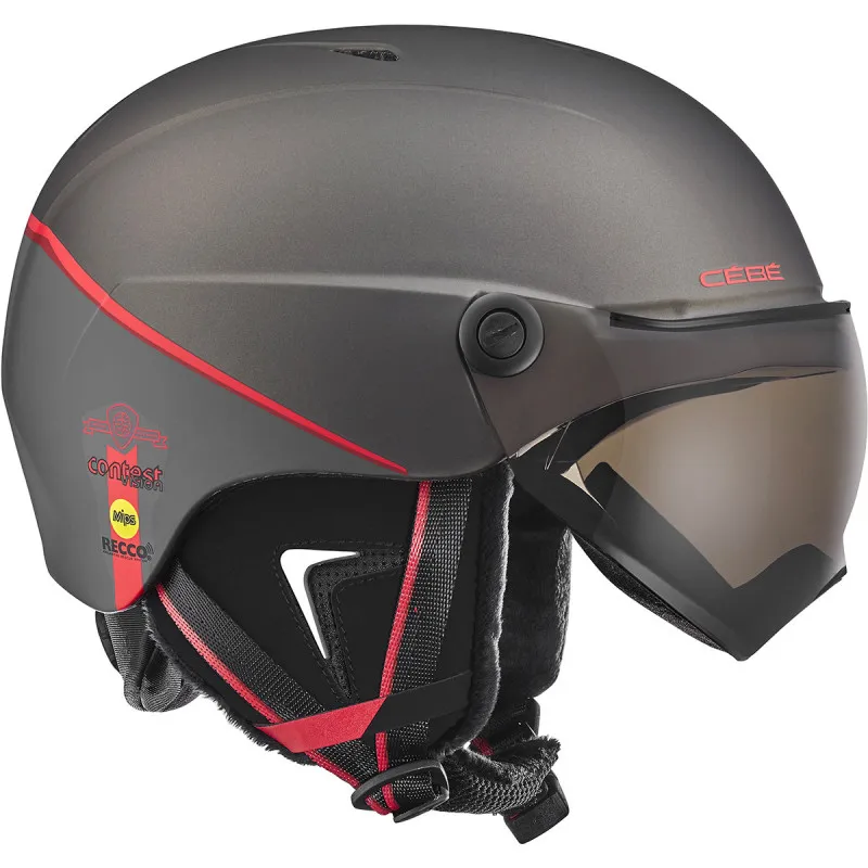 Casco de esquí Cébé Contest Vision Mips (Gun Metal Race)