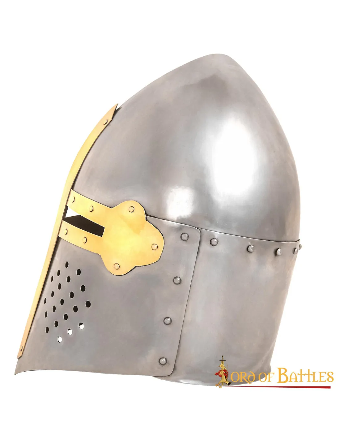 Casco Medieval Sugar Loaf de los Cruzados