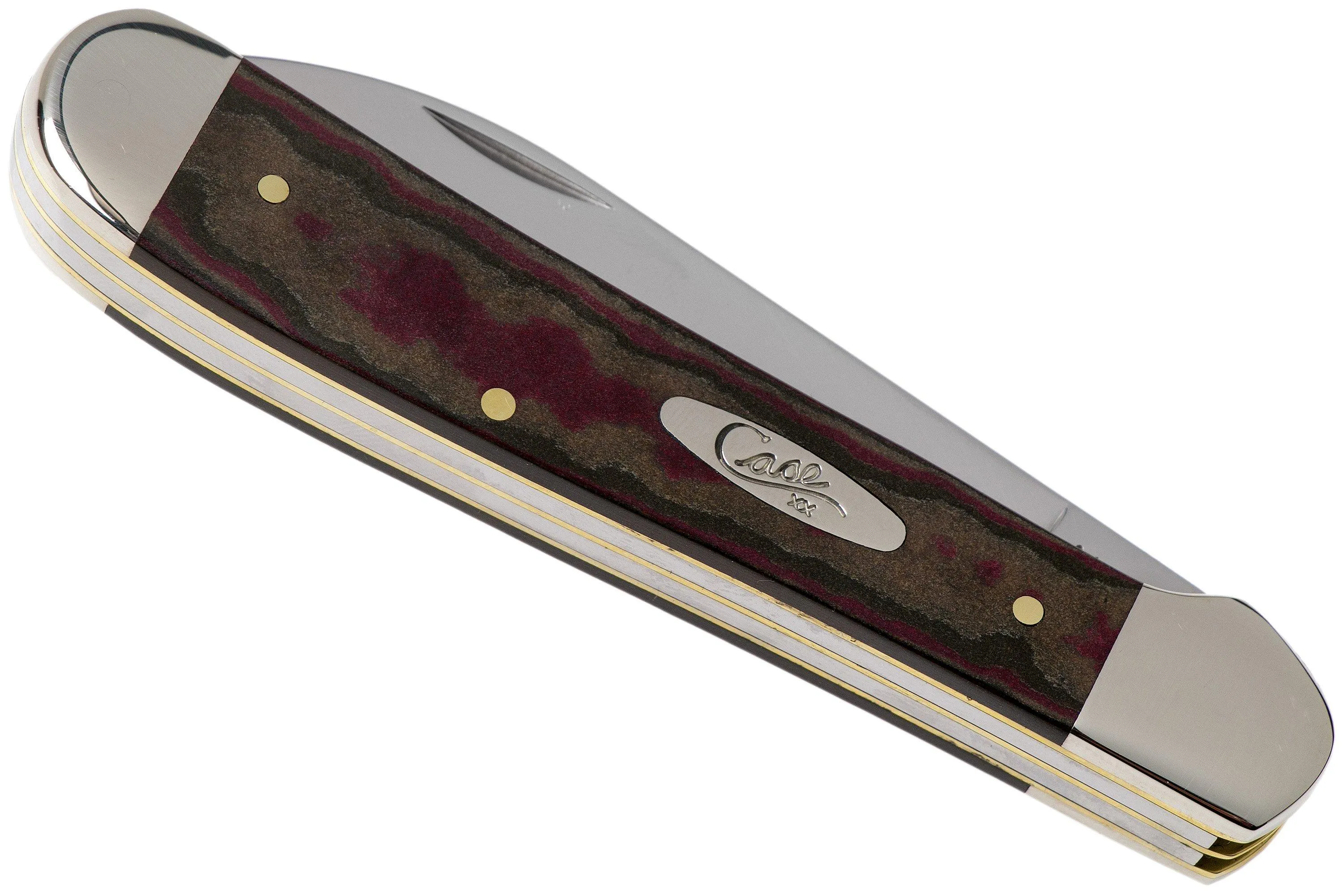 Case Copperhead Rustic Red Richlite, 13625, 10249W SS navaja
