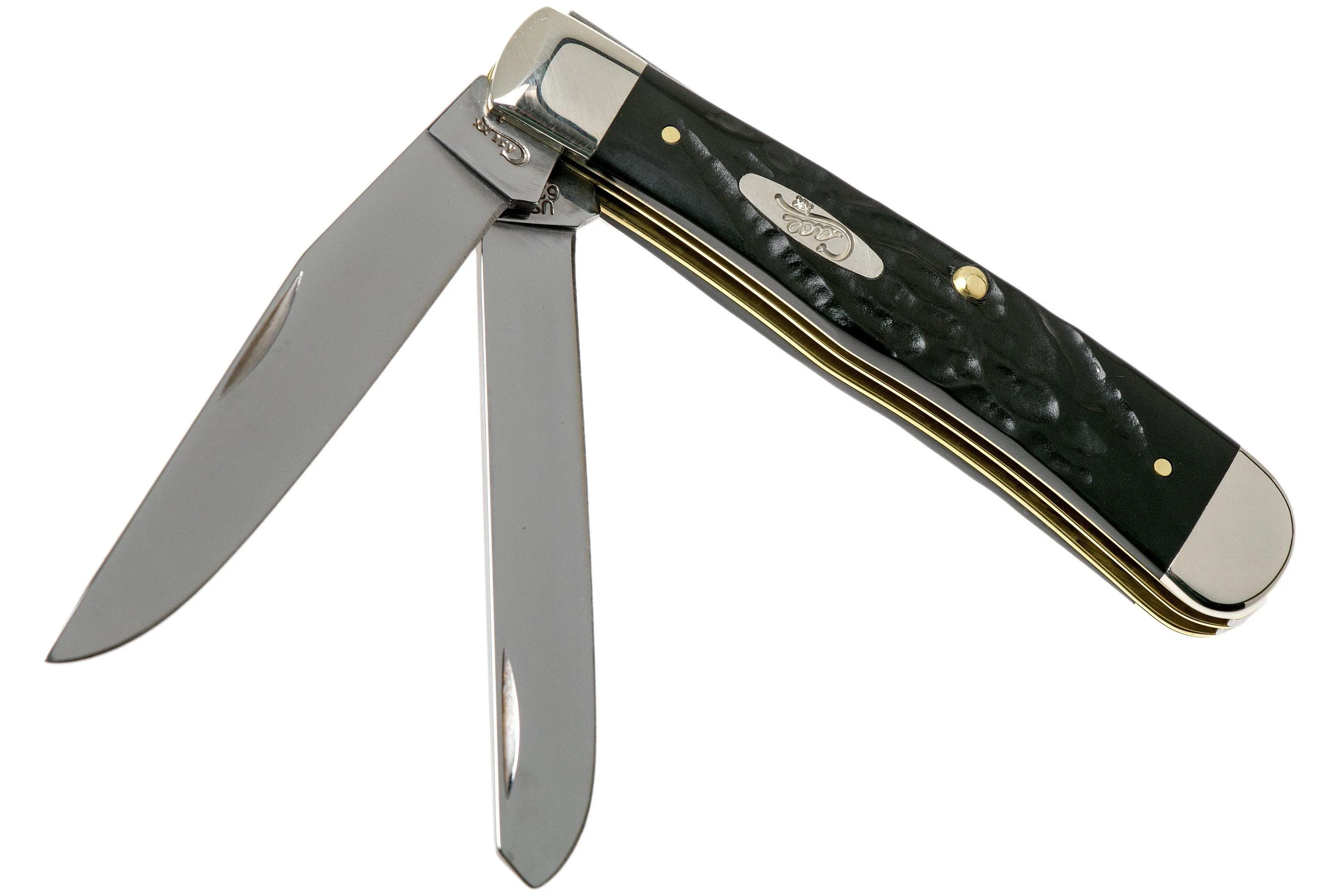 Case Trapper Rough Black Synthetic, 18221, 6254 SS navaja