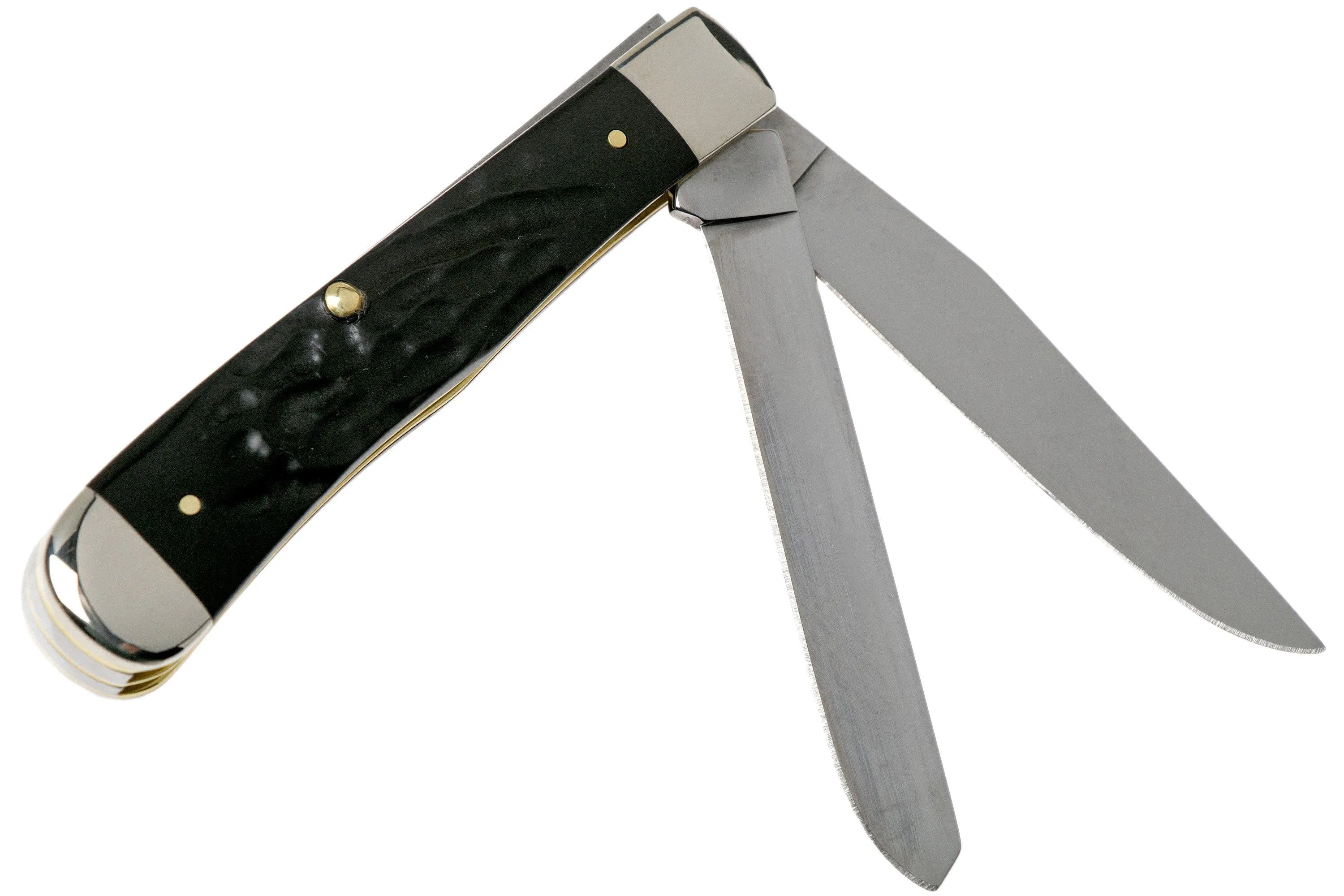 Case Trapper Rough Black Synthetic, 18221, 6254 SS navaja