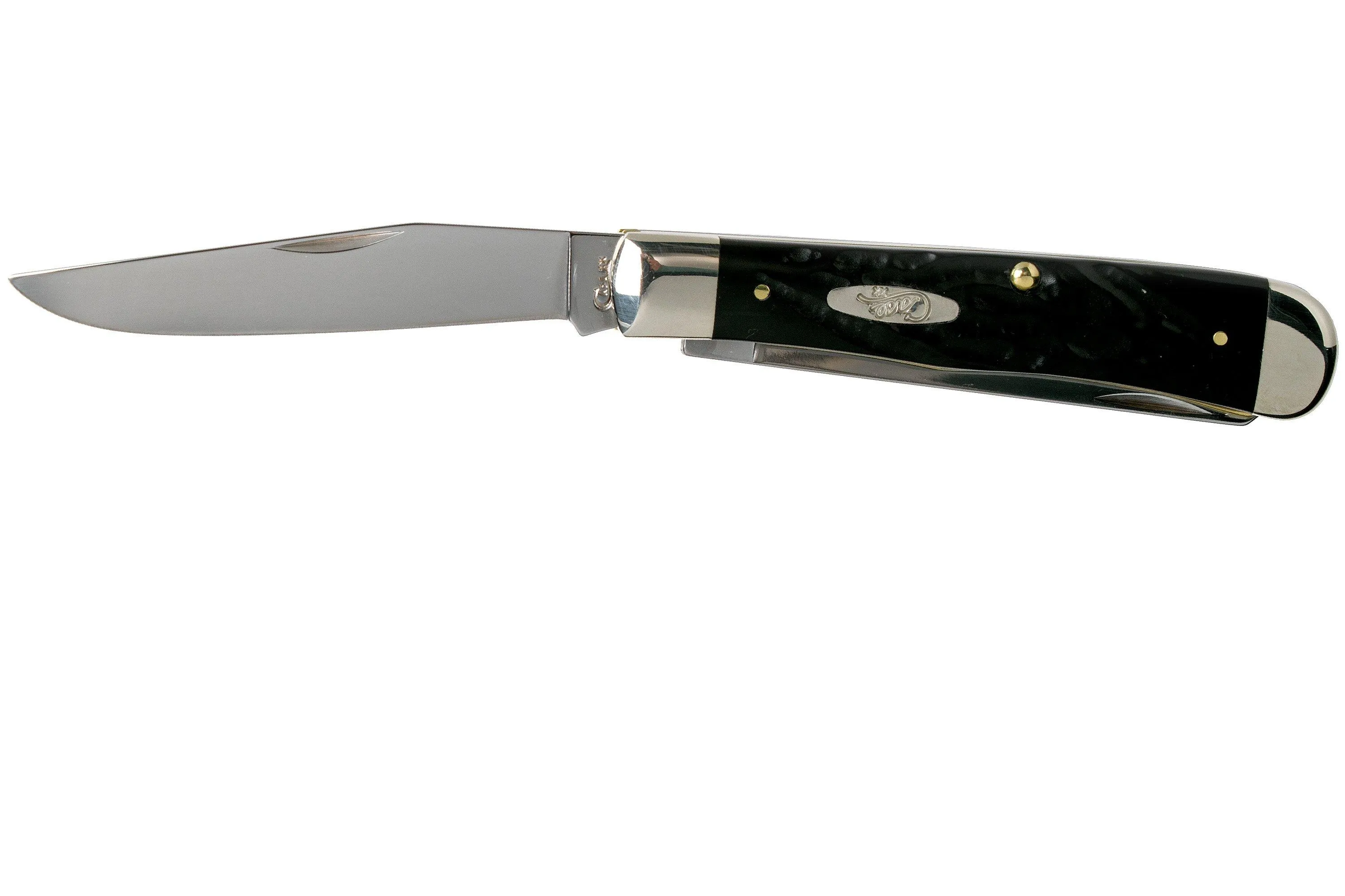 Case Trapper Rough Black Synthetic, 18221, 6254 SS navaja