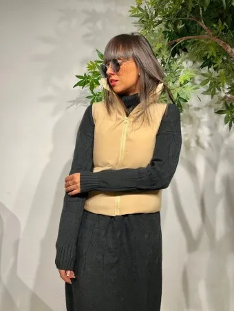 Chaleco Acolchado ELWAY Beige