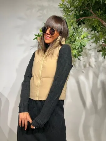 Chaleco Acolchado ELWAY Beige