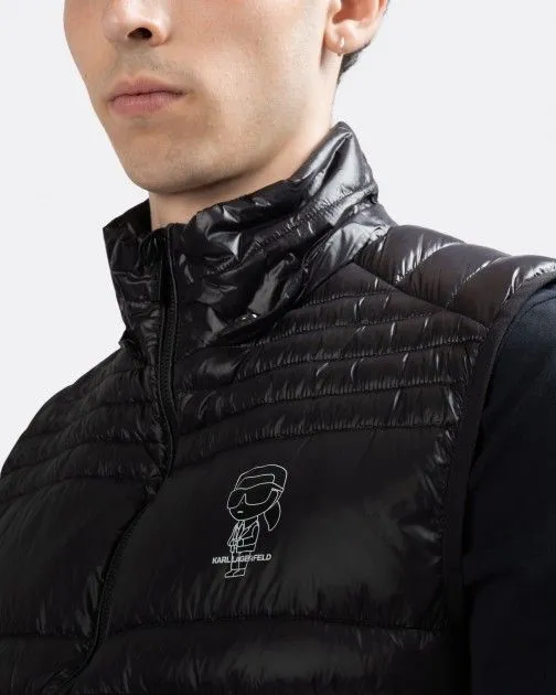 CHALECO ACOLCHADO KARL LAGERFELD 505087531590 NEGRO