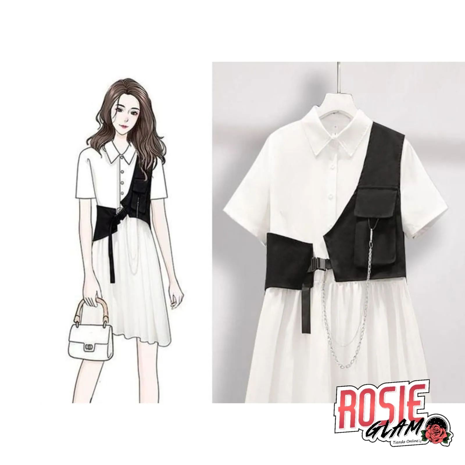 CHALECO ASIM\U00E9TRICO  ROSIEGLAM