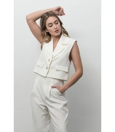 Chaleco Bea Cropped