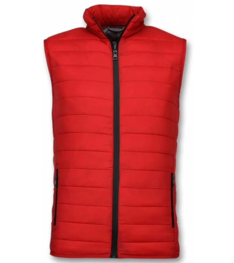 CHALECO HOMBRE  CASUAL CHALECO  ROJO