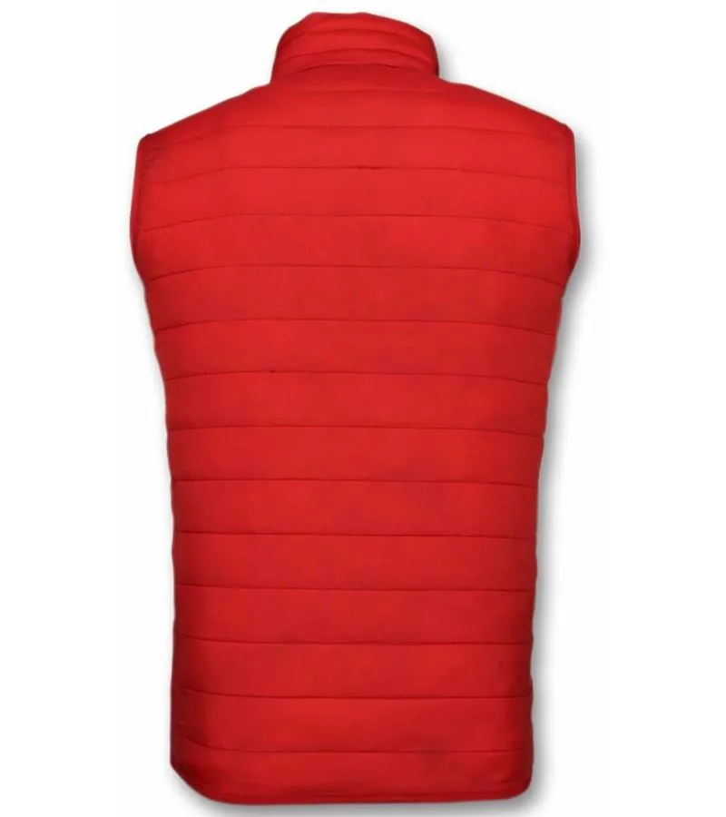 CHALECO HOMBRE  CASUAL CHALECO  ROJO