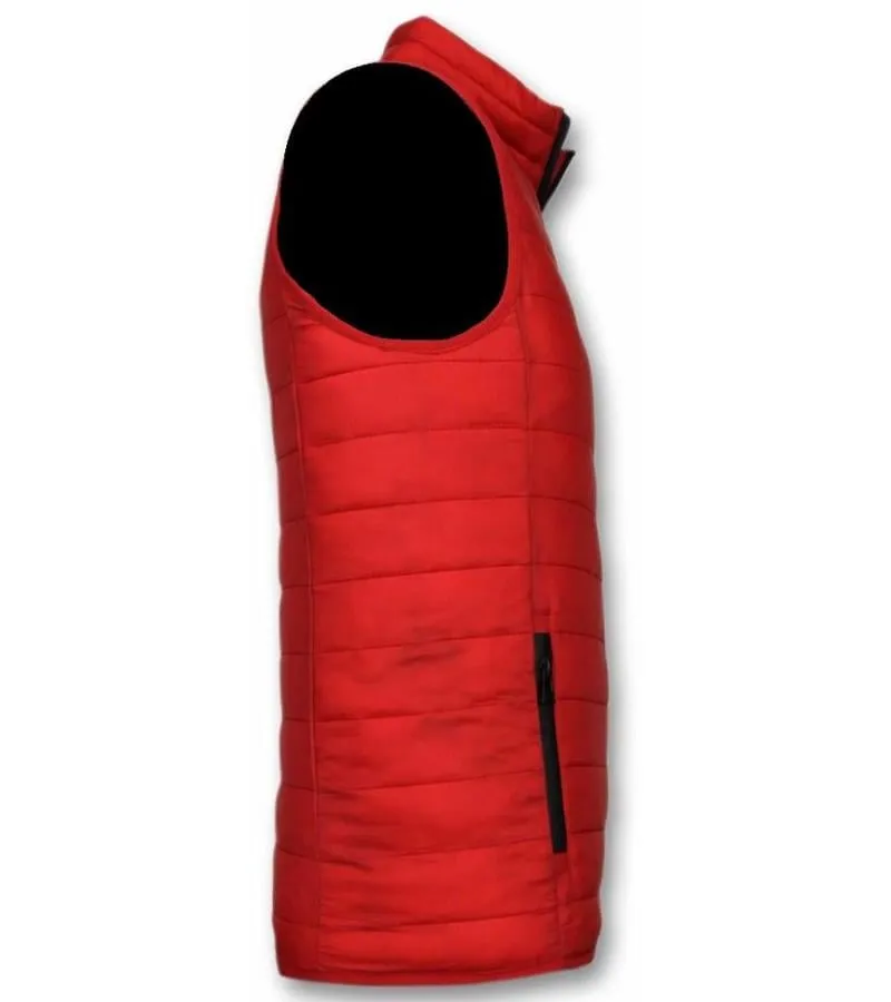 CHALECO HOMBRE  CASUAL CHALECO  ROJO