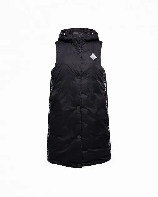 Chaleco largo acolchado Armani Exchange 3RYQ05 Negro