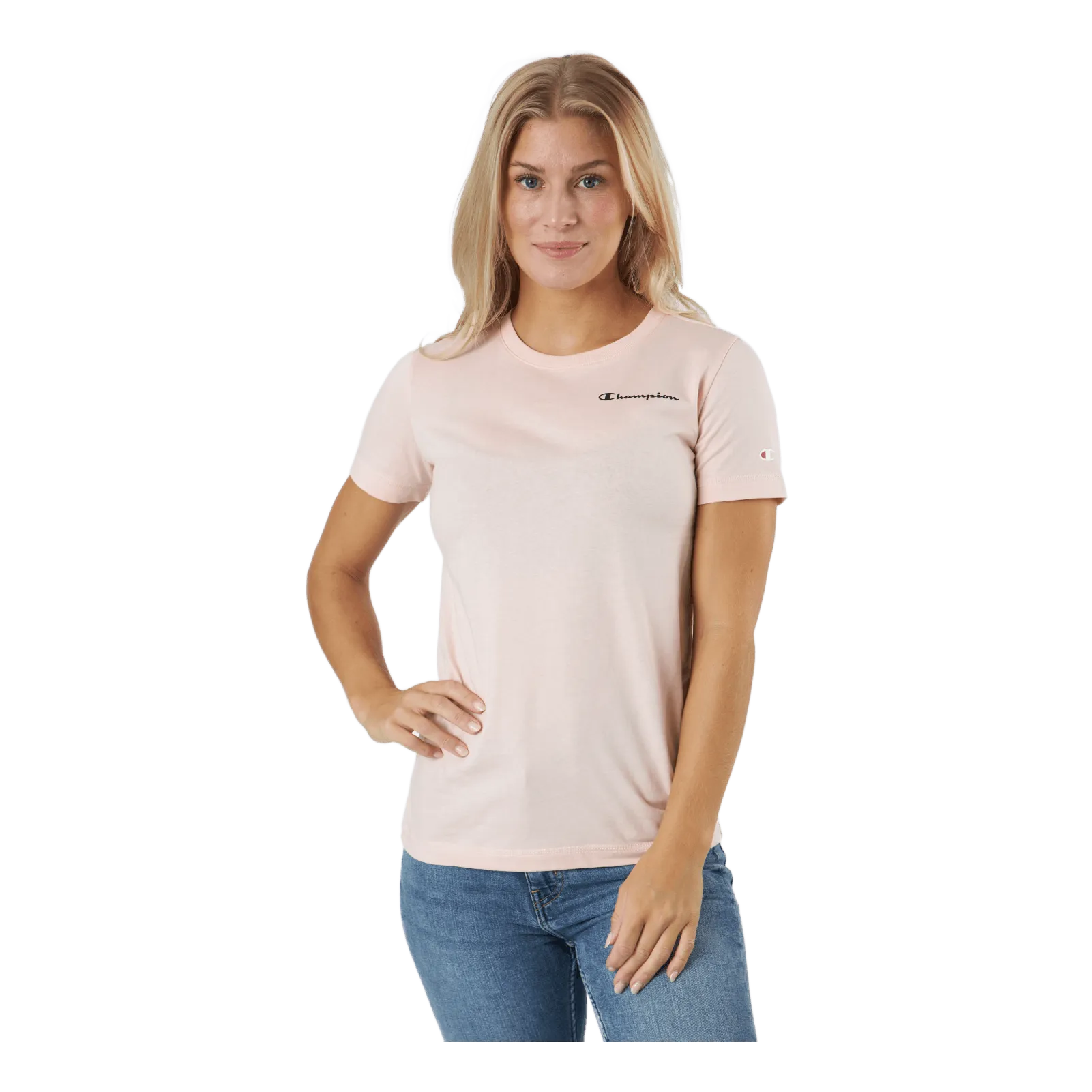 CHAMPION CREWNECK TSHIRT PEACHY KEEN