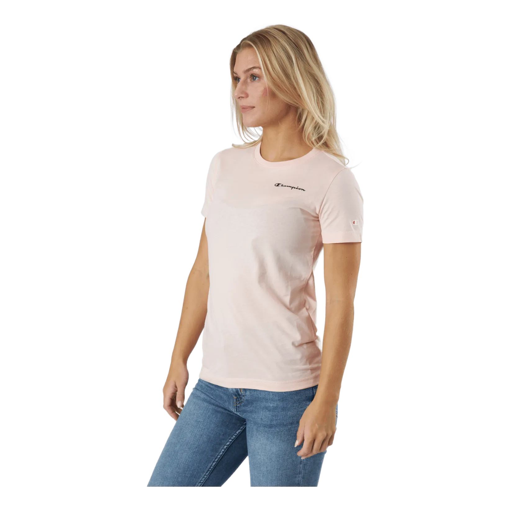 CHAMPION CREWNECK TSHIRT PEACHY KEEN