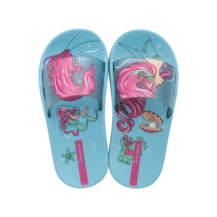 CHANCLAS DE NIñA IPANEMA URBAN IV SLIDE KIDS BLUE/PINK