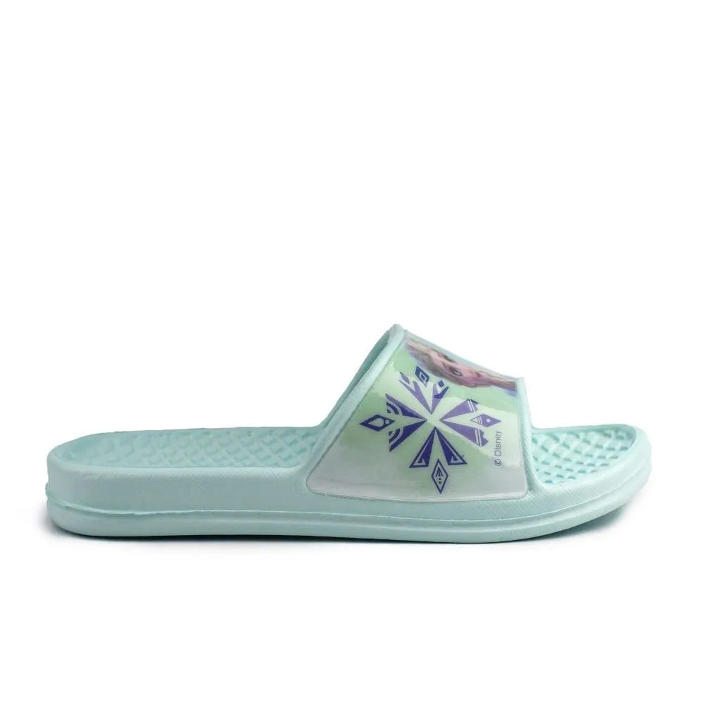 Chanclas Playa Niña Verde Agua Frozen