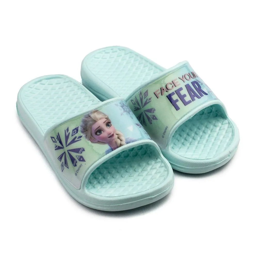 Chanclas Playa Niña Verde Agua Frozen
