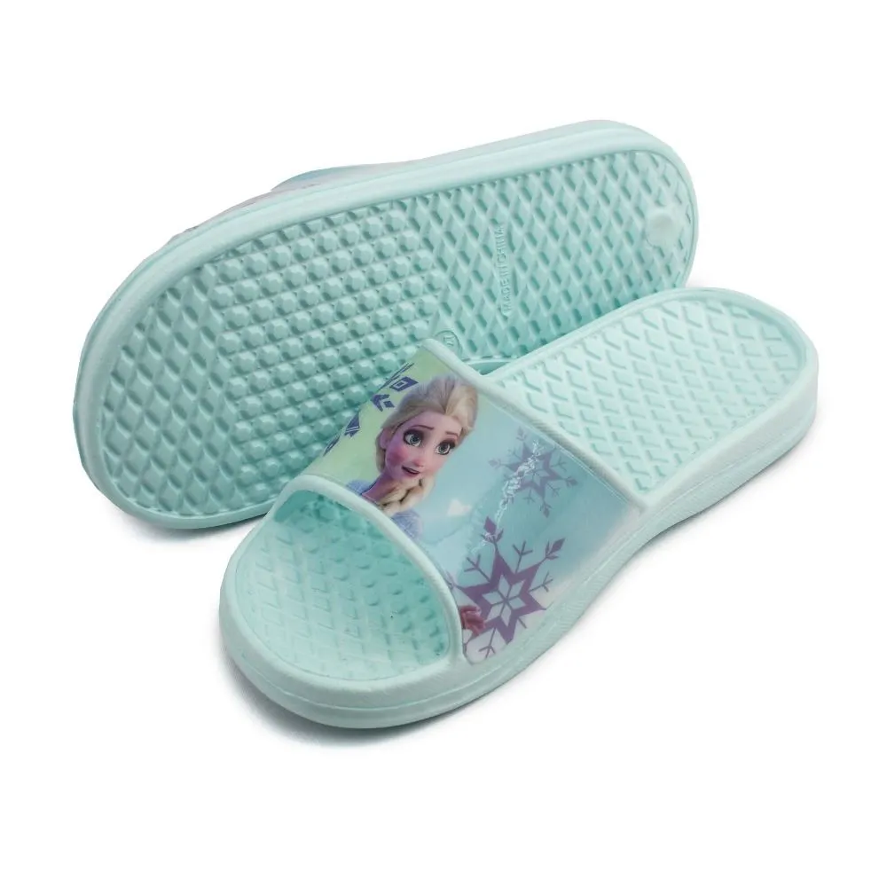 Chanclas Playa Niña Verde Agua Frozen
