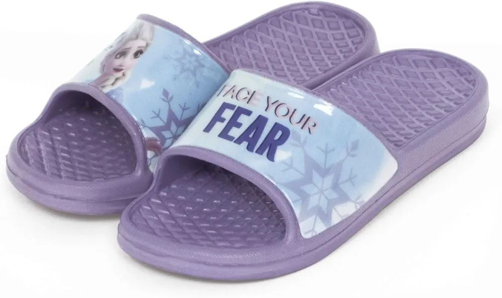 Chanclas Playa Niña Verde Agua Frozen