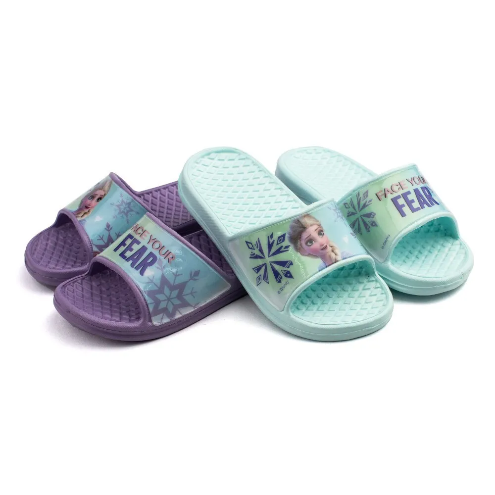 Chanclas Playa Niña Verde Agua Frozen
