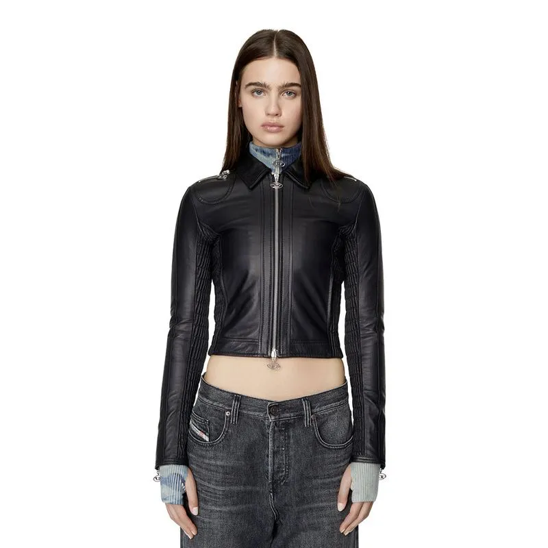 Chaqueta Cuero Para Mujer L Saskia 50373