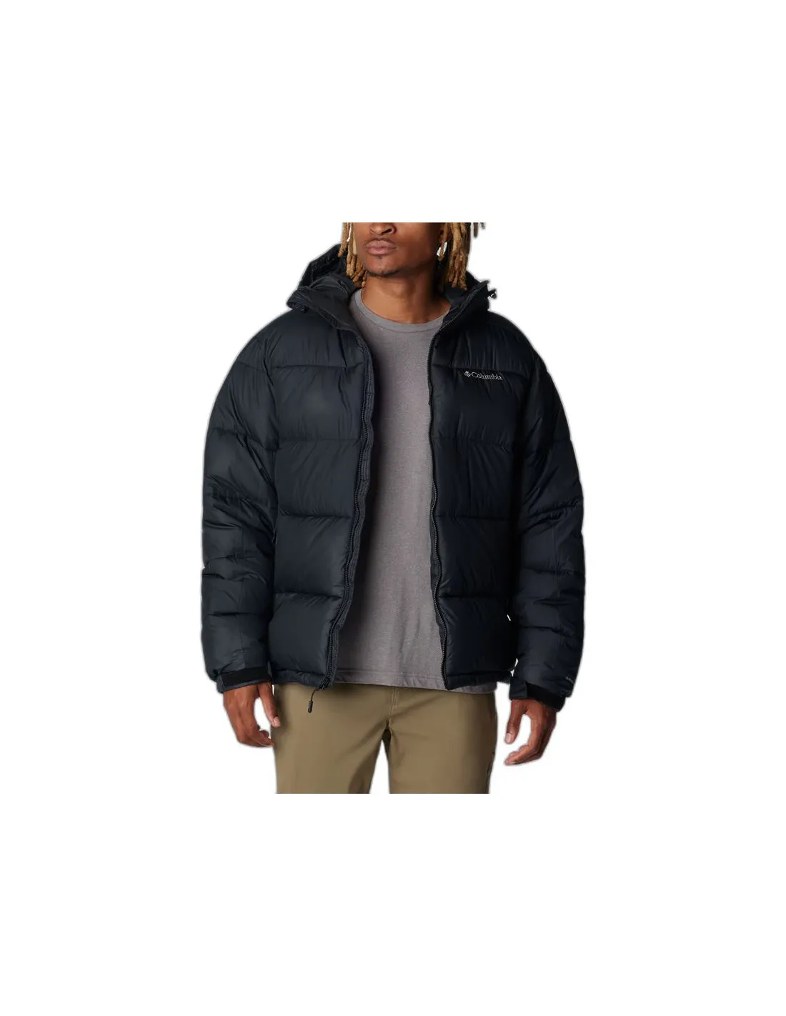 Chaqueta de Montaña Columbia Pike Lake™ II Hooded Black Hombre