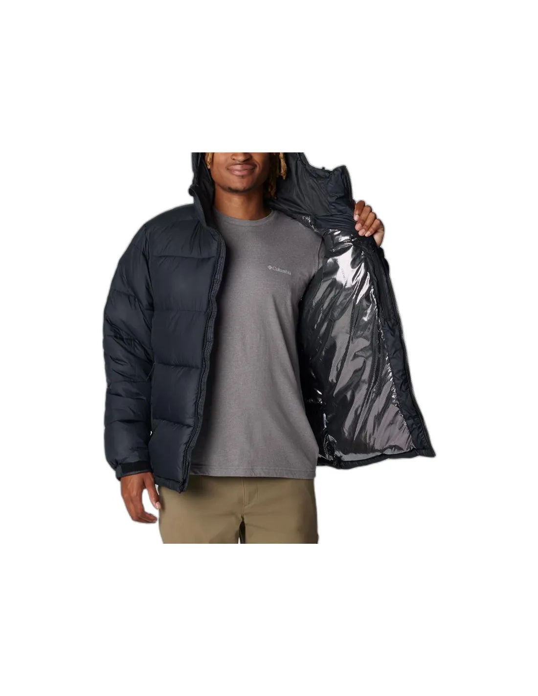 Chaqueta de Montaña Columbia Pike Lake™ II Hooded Black Hombre