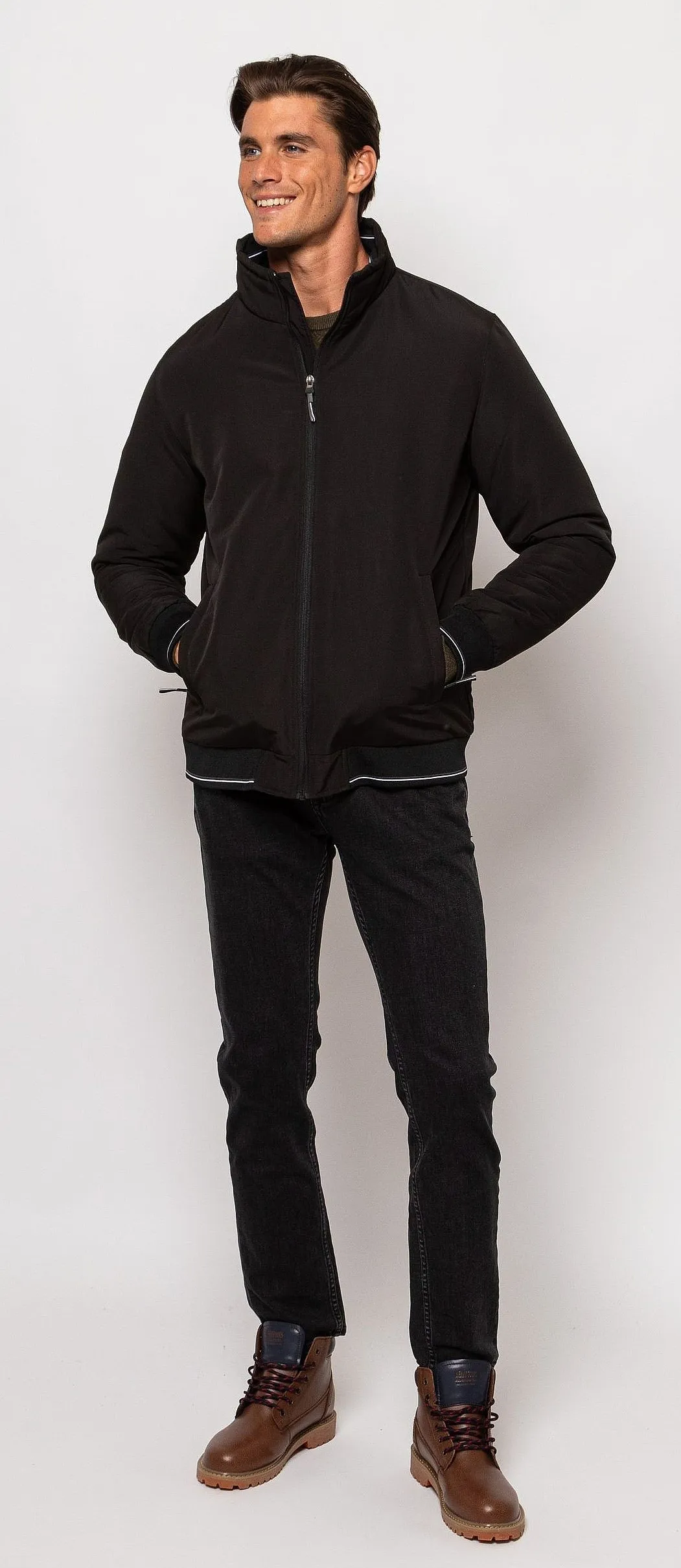 CHAQUETA HEAVY TOOLS NITOP  BLACK  MEN´S