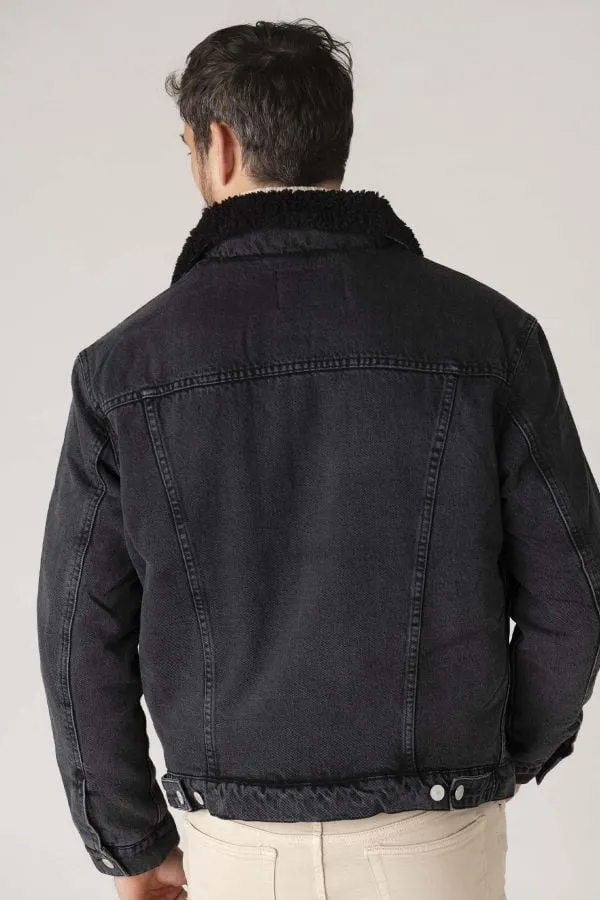 Chaqueta Hombre Schott Trucksherpa Grey