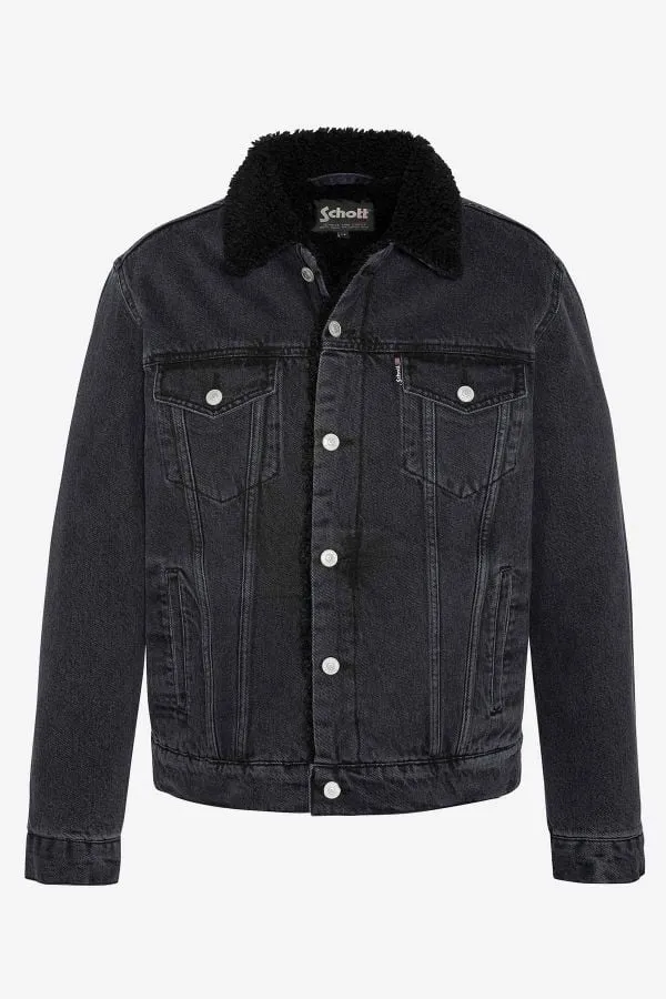 Chaqueta Hombre Schott Trucksherpa Grey