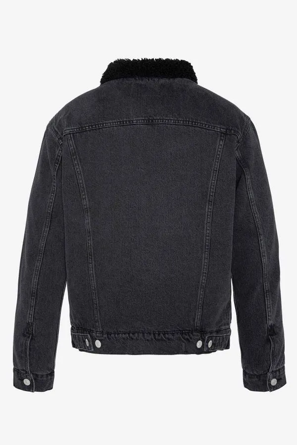 Chaqueta Hombre Schott Trucksherpa Grey