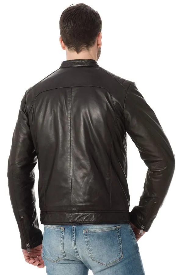 Chaqueta Hombre Serge Pariente Santone Ag Choco Brown