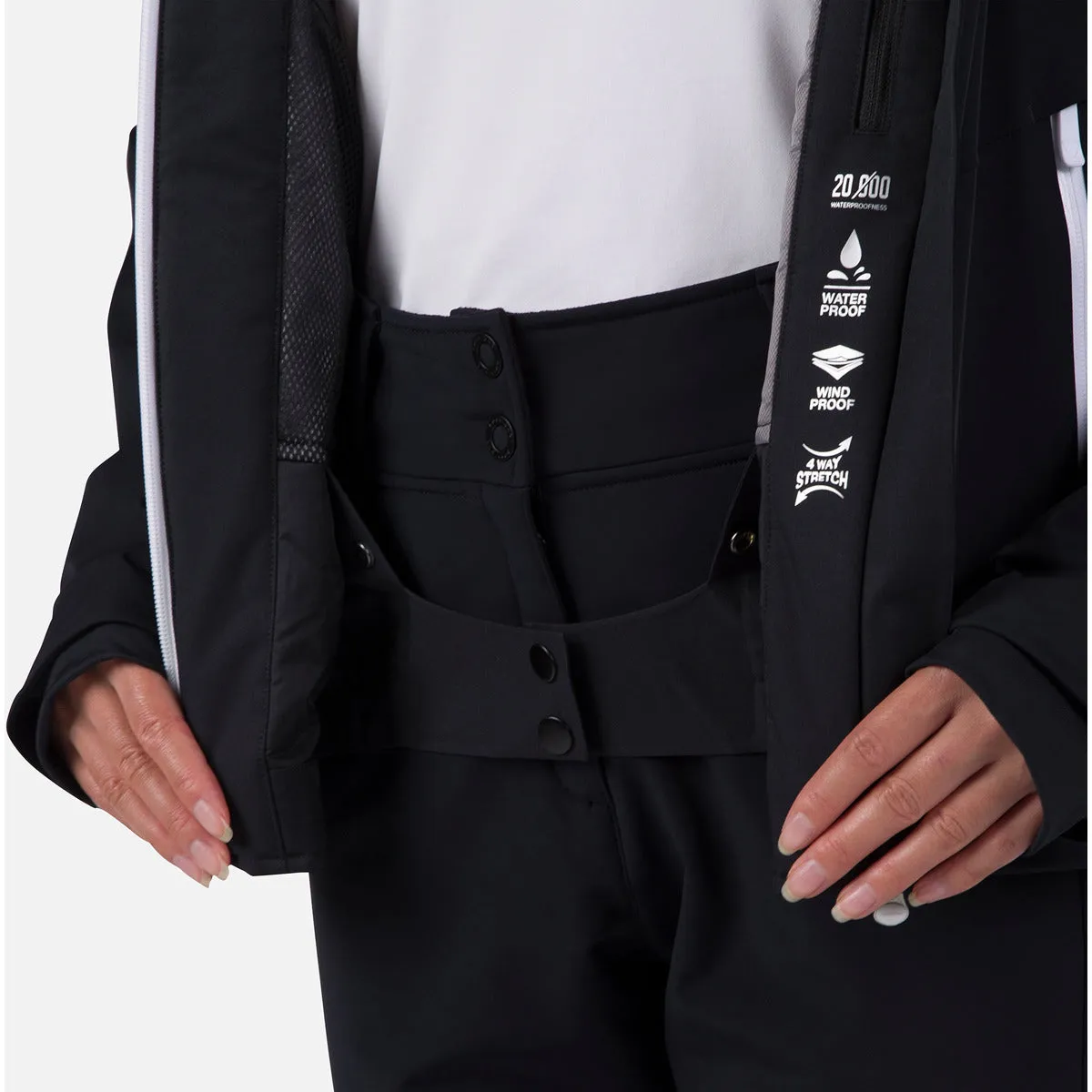 Chaqueta Mujer W Blackside Jkt Rossignol Negro