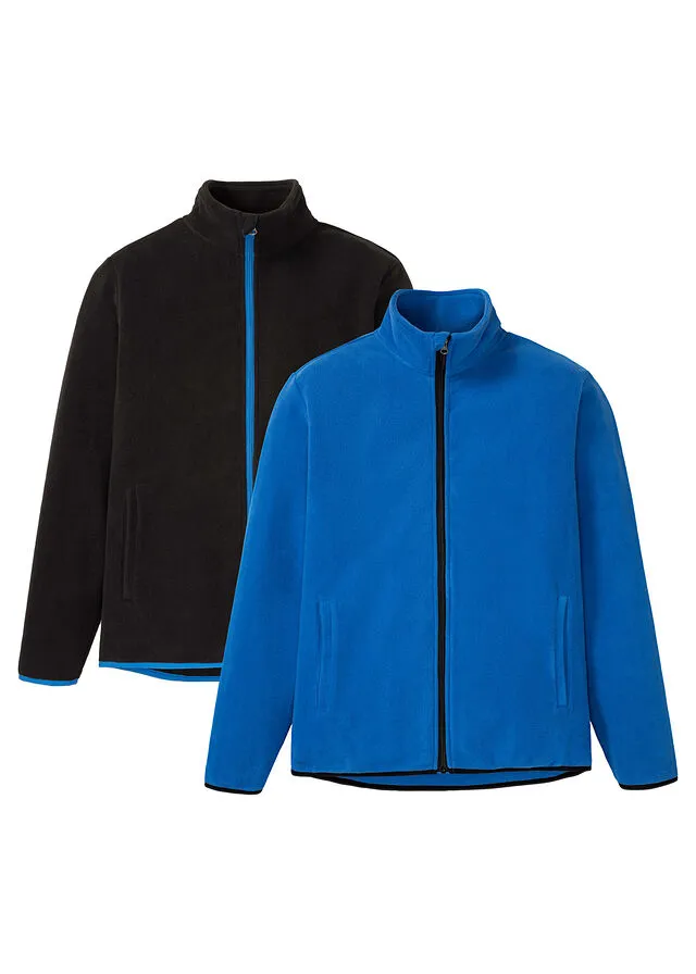 CHAQUETA POLAR AZULNEGRO