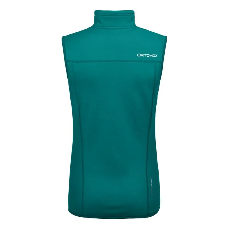 Chaqueta sin mangas Ortovox Chaleco de forro polar (Verde Pacífico) Mujer