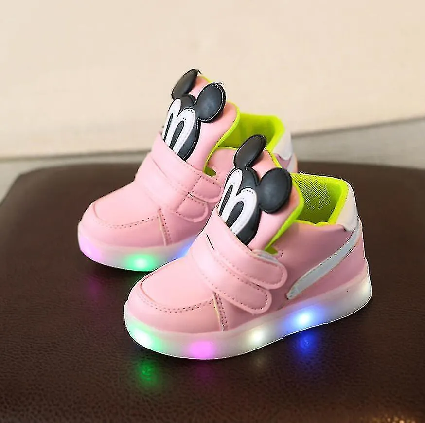 Children Casual Shoes With Led Light, Sneakers